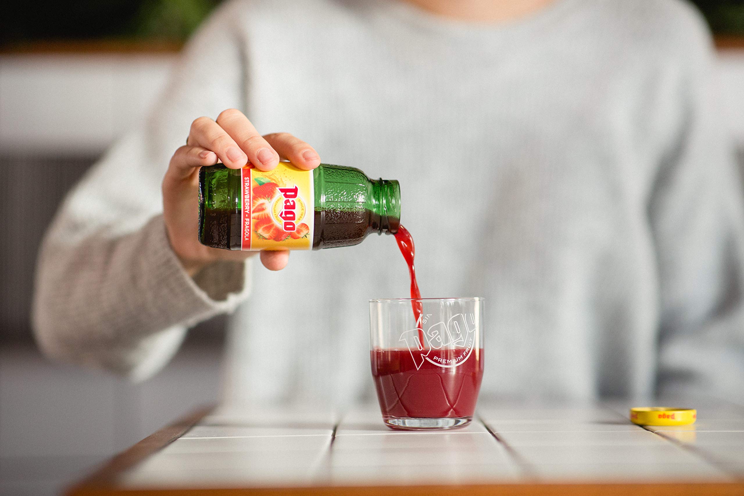 Buy Pago Strawberry Natural Fruit Juice Drink, Vegan Friendly and