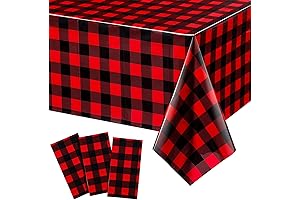 Christmas Buffalo Plaid Table Cover - The Perfect Holiday Tablecloth