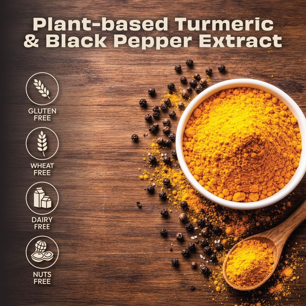 Pomona Organic Turmeric Curcumin Supplement with Black Pepper, 90 Tablets — Amazon image 6