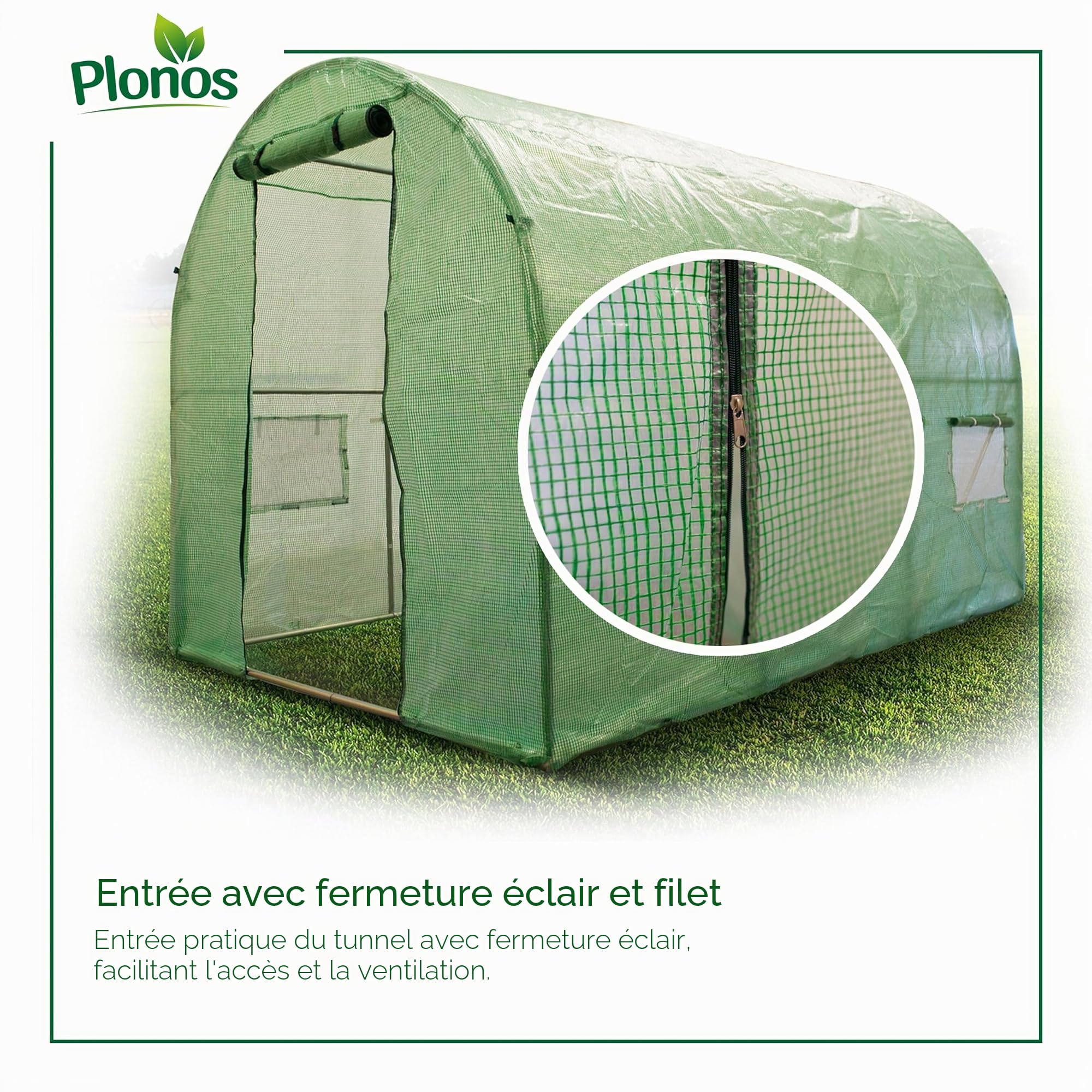 Folia na Tunel ogrodowy 2x3m 6m2 Plonos