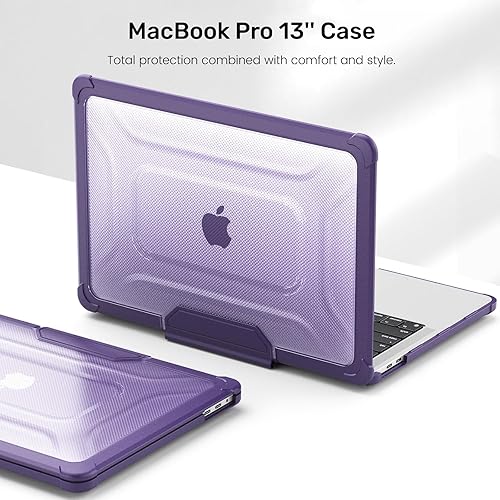 Miniatura 5 de DTangLsm Funda protectora rígida de plástico resistente para MacBook Pro de 13 pulgadas 2024 2023-2016 M2 M1 A2338 A2289 A2251 A2159 A1989 A1706