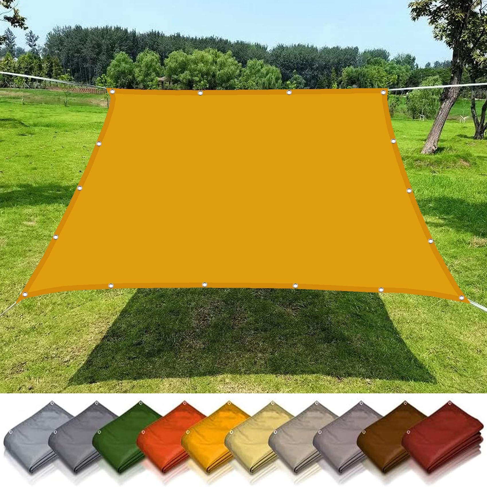 Filet anti chaleur rectangulaire 1.4x4m pour rester au frais sous la pluie