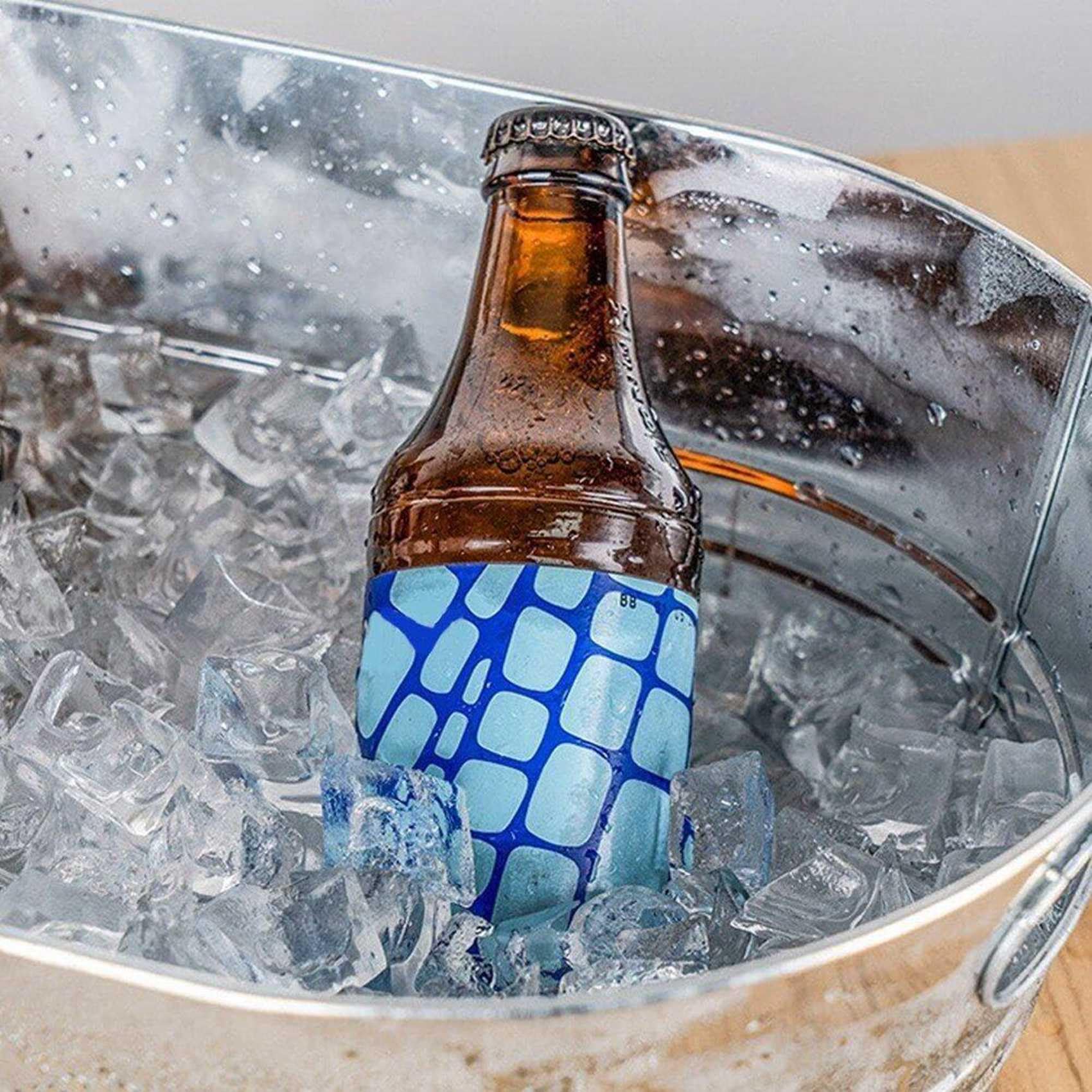 2 cubos de hielo, bañeras galvanizadas, para fiestas, bebidas para amantes de la barbacoa, cubos para bebidas