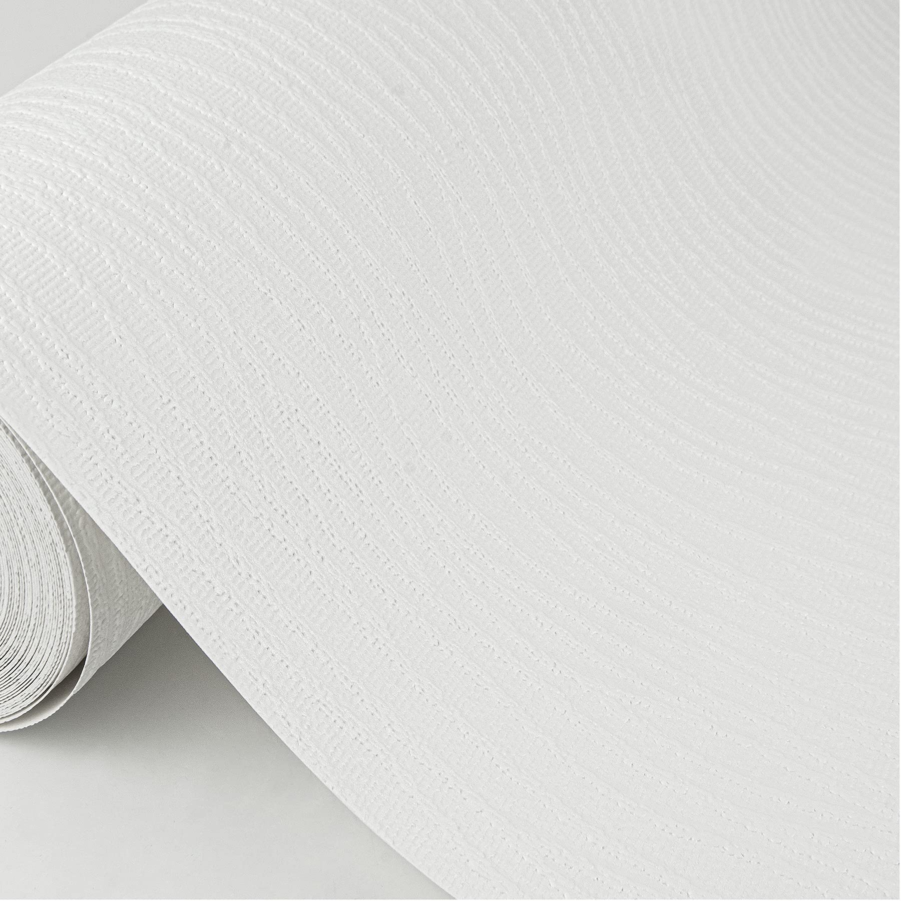 A.S. Création Shades of White 508911 Paper Wallpaper 10.05 m x 0.53 m Textured White, White, Can Be Painted Over, 53 x 1005 cm - Image 3