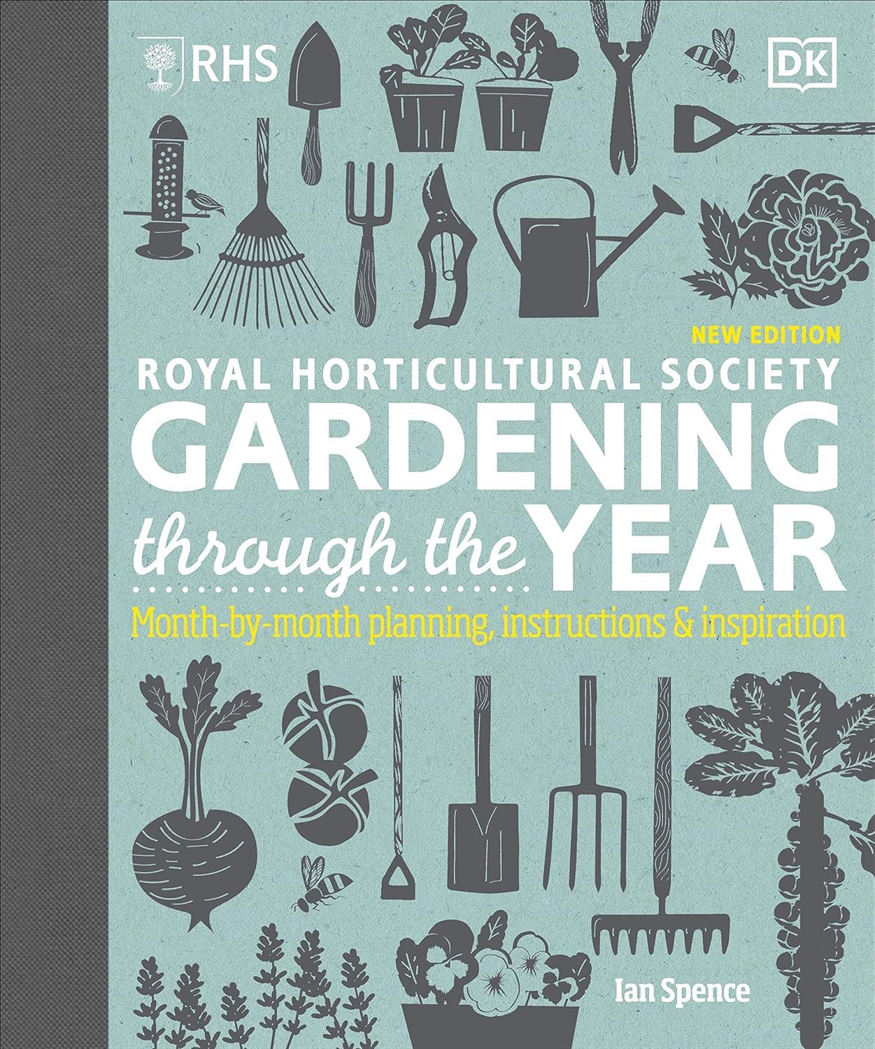 RHS Complete Gardener's Manual, RHS Gardening Through the Year & RHS How To Garden When You're New To Gardening 3 Books Collection Set