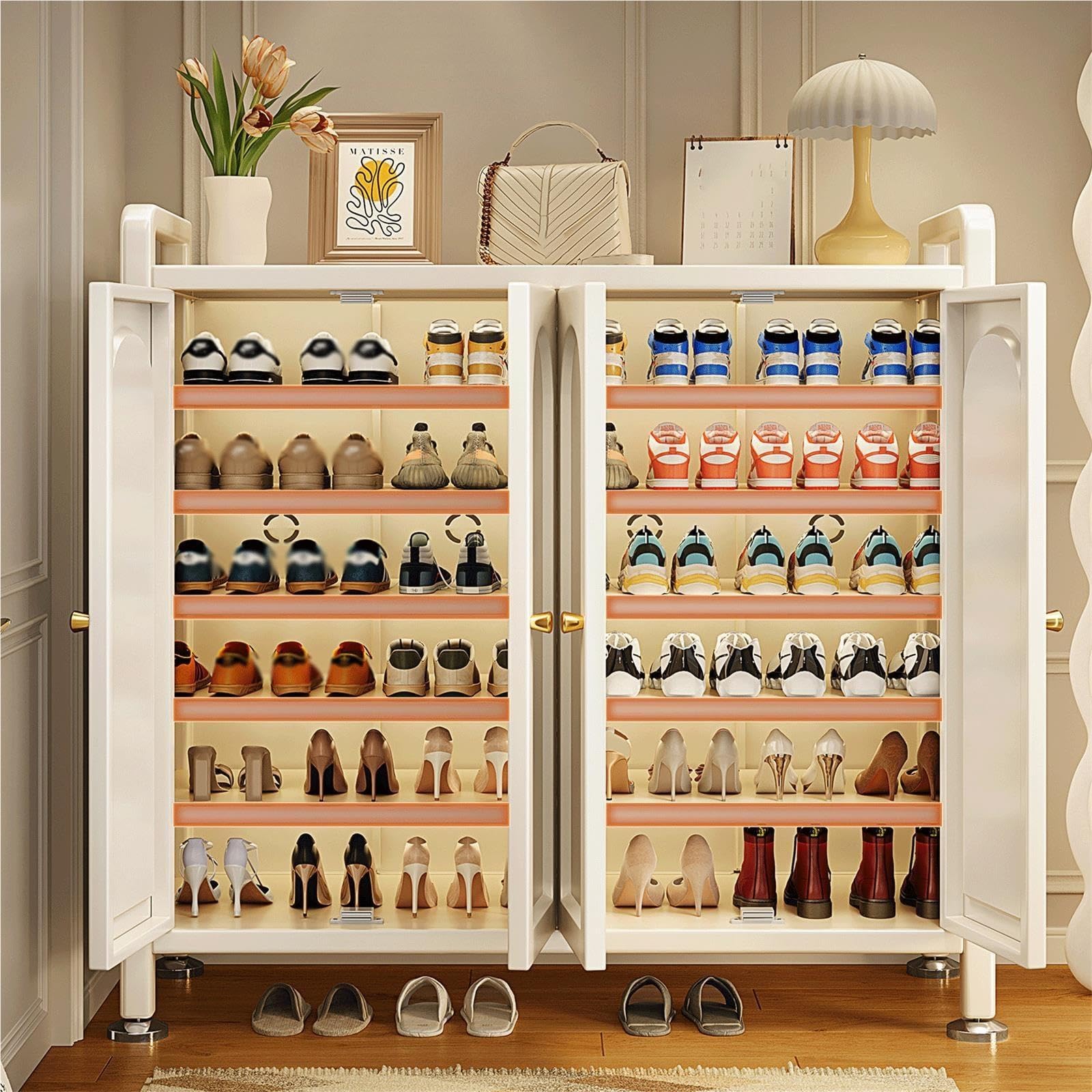 Scarpiera for famiglie con arco privato portavasi