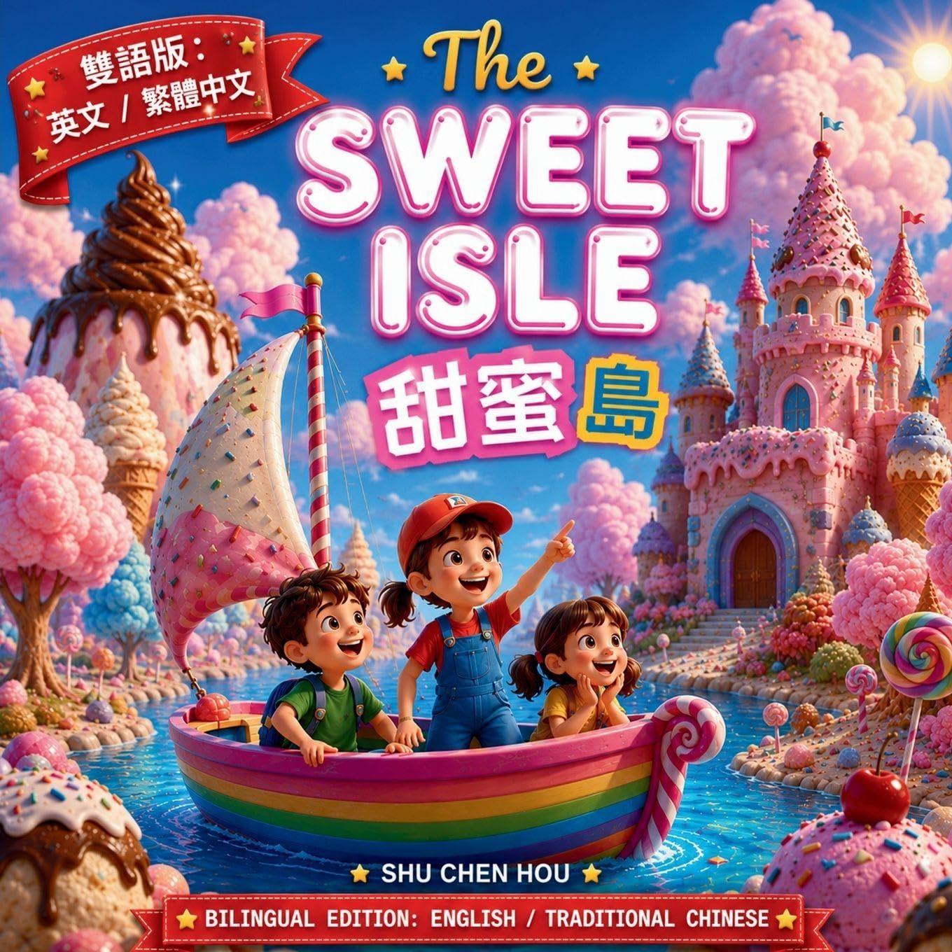 The Sweet Isle 甜蜜島: A Bilingual English and Traditional Chinese Picture Book About Friendship, Teamwork, Imagination and Sweet Adventures (Bilingual Heartwarming Storybook Universe 雙語暖心童話小宇宙)