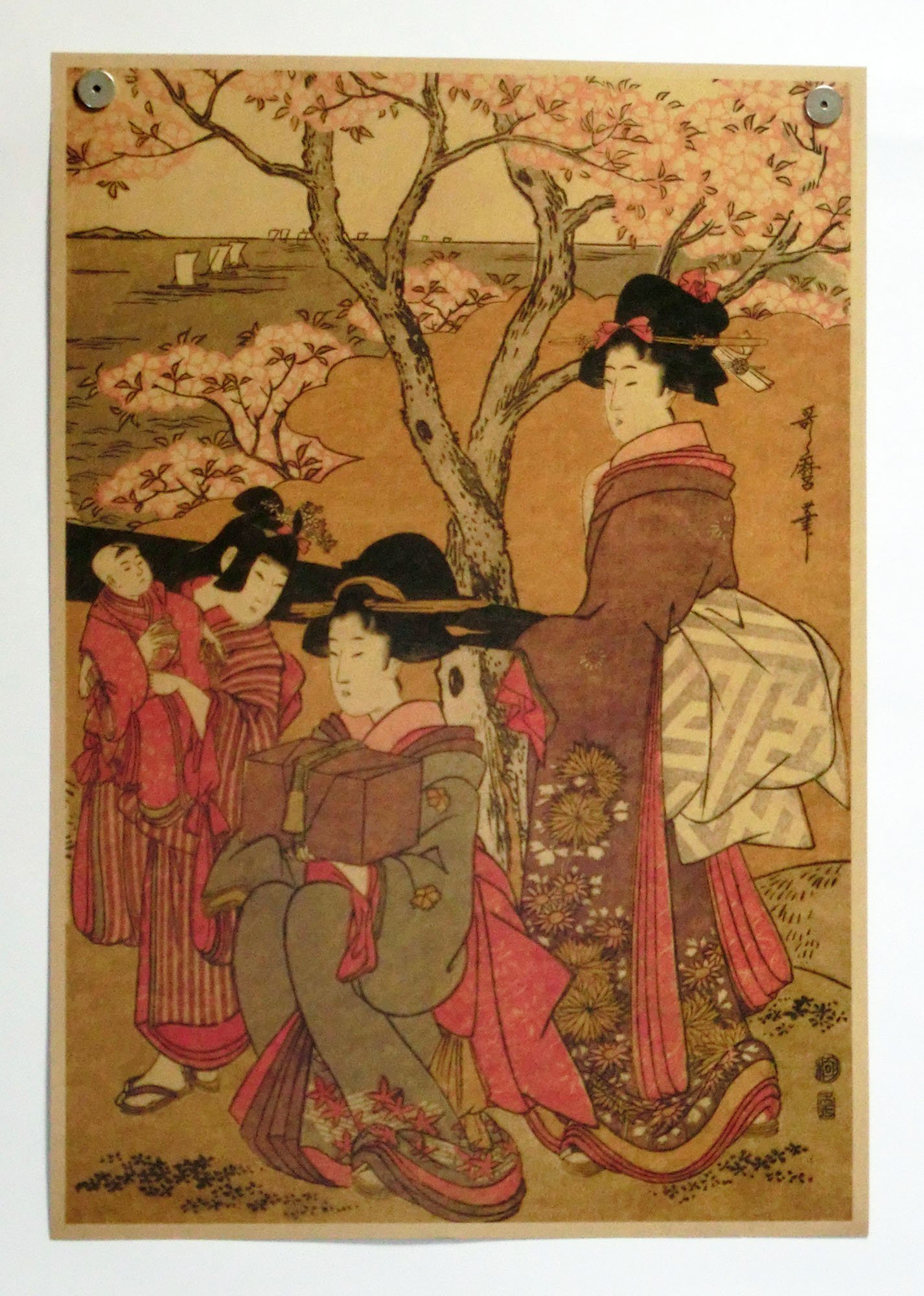 Amazon.co.jp: ポスター 浮世絵 喜多川歌麿 名作 B3 サイズ MAU02