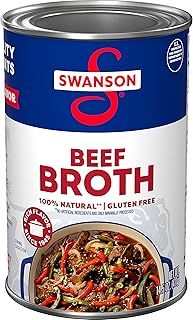 Swanson 100% Natural, Gluten-Free Beef Broth, 14.5 Oz Can