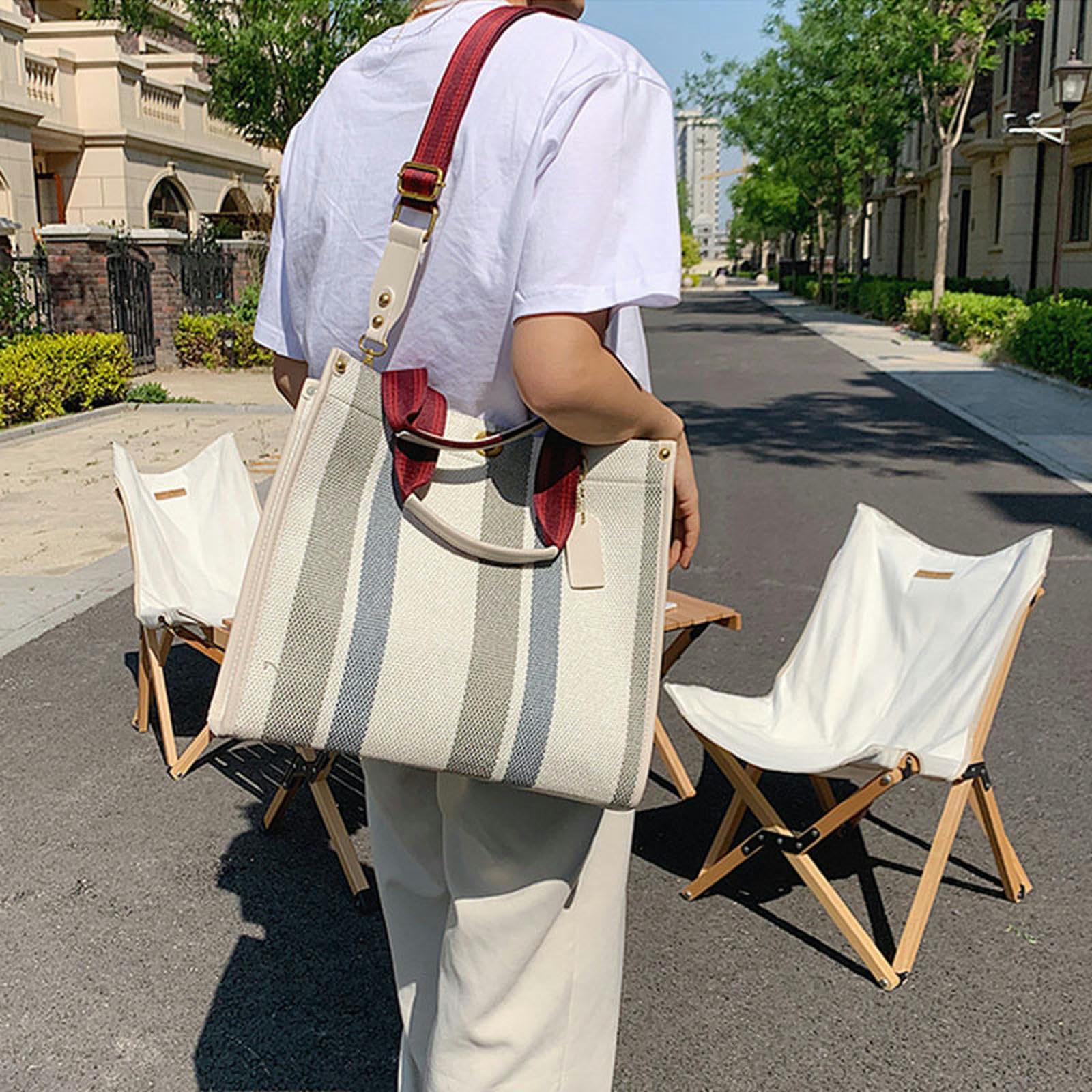MdybF Torba na ramię płócienna torba na ramię torby crossbody duży mały rozmiar torebki damskie torba do przechowywania na zakupy