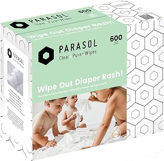 Clean+Pure Natural Baby Wipes 99% RO, pH Balanced, Hypoallergenic Formula Baby Wipes Plant-Based Alcohol Free Baby Wipes, Perfect for Sensitive Skin 60 Wipes Per Pack, Pack of 10