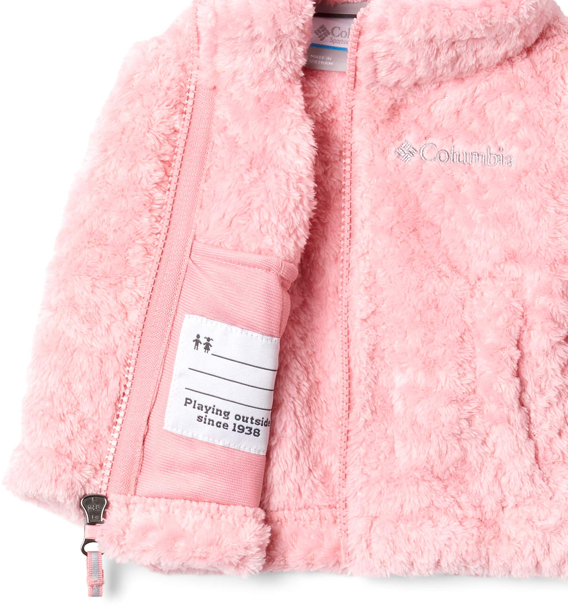 Columbia Youth Fire Side Chaqueta Sherpa con cremallera para niña