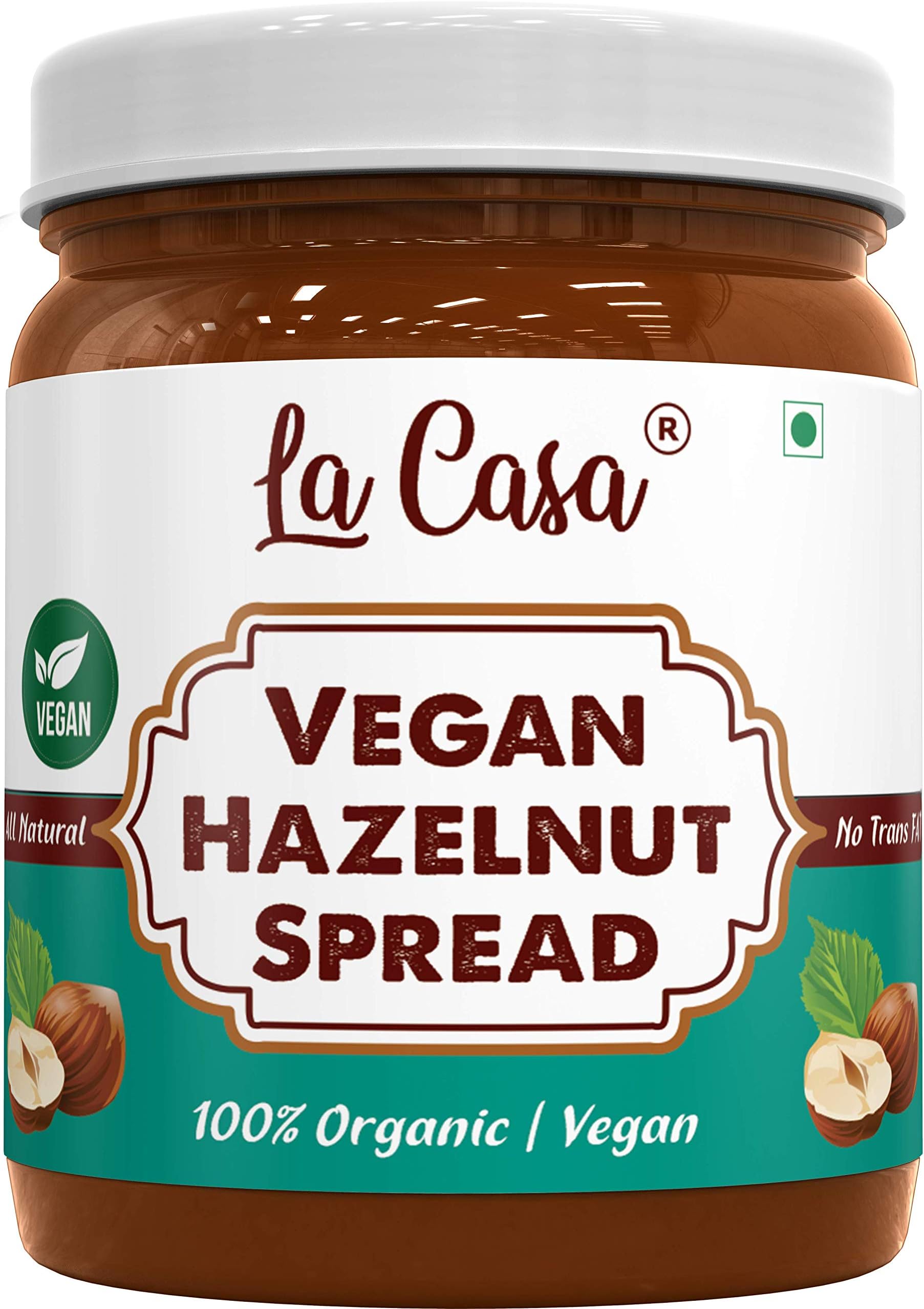 Vegan Hazelnut Chocolate Spread|All Natural|Product Of India |350 Gram