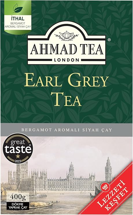 AHMAD TEA Earl Grey 400 Gram Dökme Çay (2 paketi)