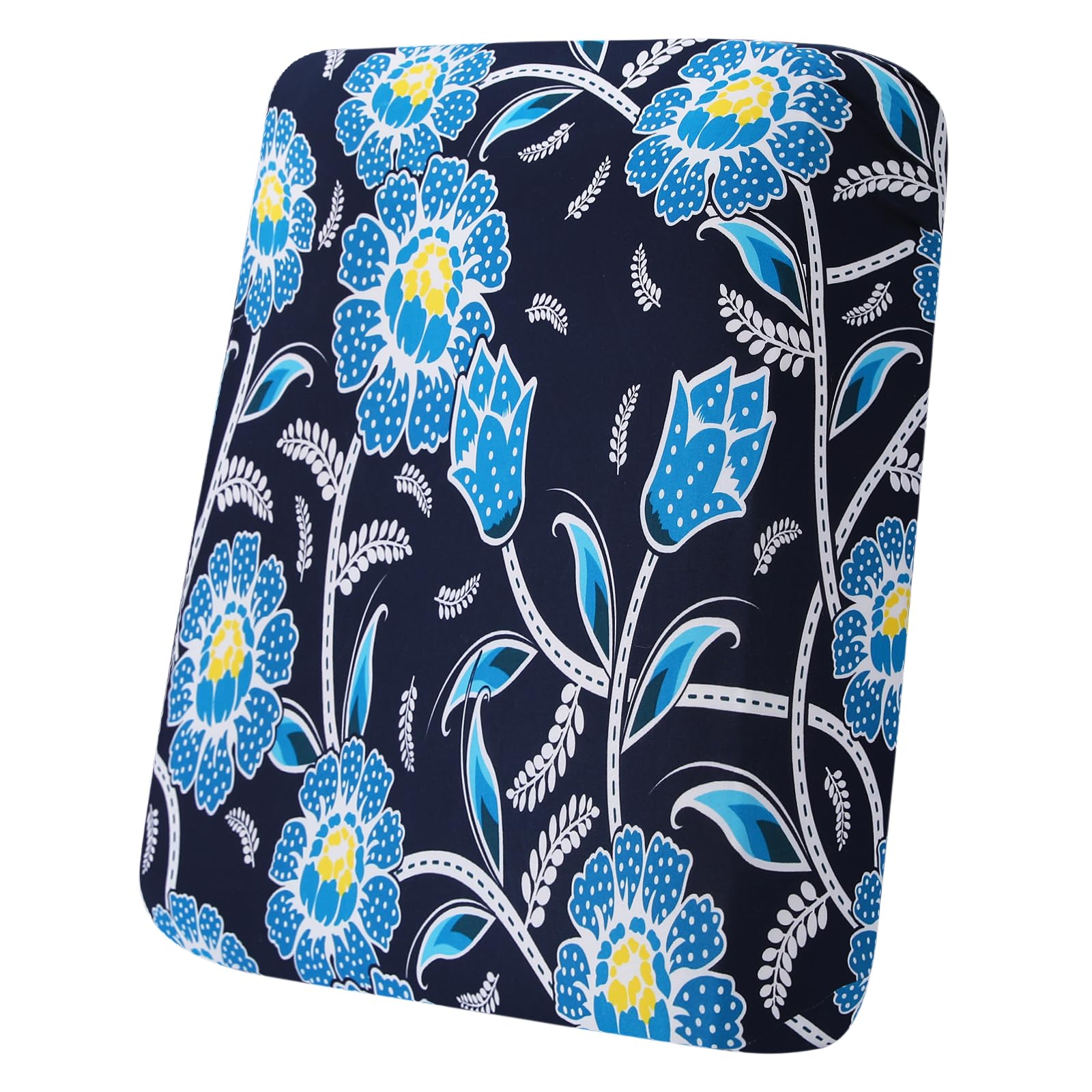 hyha Printed Couch Cushion Covers, Floral Sofa Covers Washable for Cushion Couch, Stretch Pattern Outdoor Cushion Covers for Patio Furniture with Elastic Bottom(Small, Bluebell)