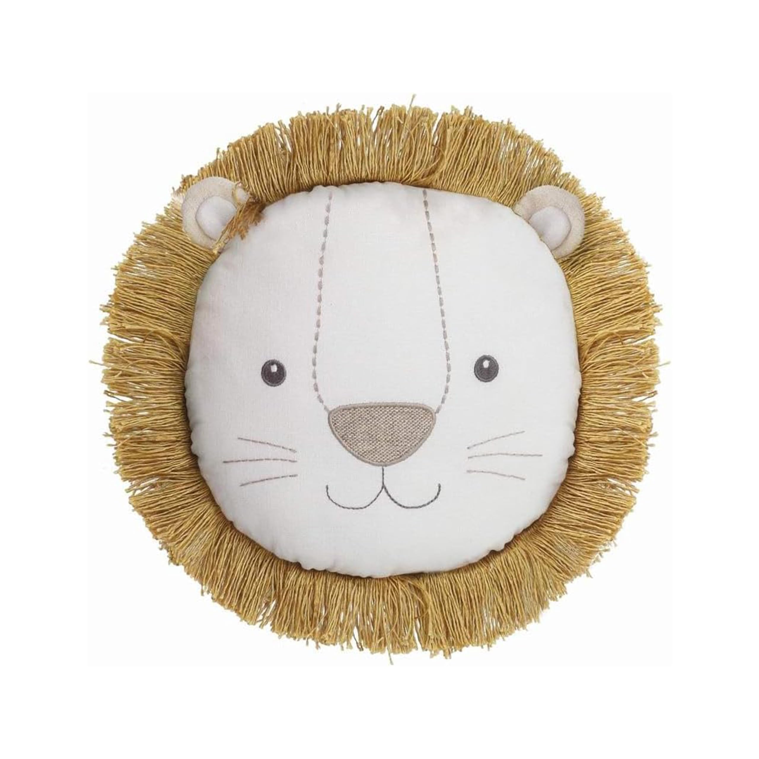 MON AMILeopold Lion Décor Pillow – 14”, Plush Stuffed Animal Hugging Pillow, Decorative Cushion for Child’s Nursery, Bed or Couch, Cute Room Décor