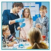 Vista 5 de Hoteam 20 placas de vidrio de Petri con tapas al por mayor, platos de cultivo reutilizables y esterilizables en autoclave para placas de cultivo