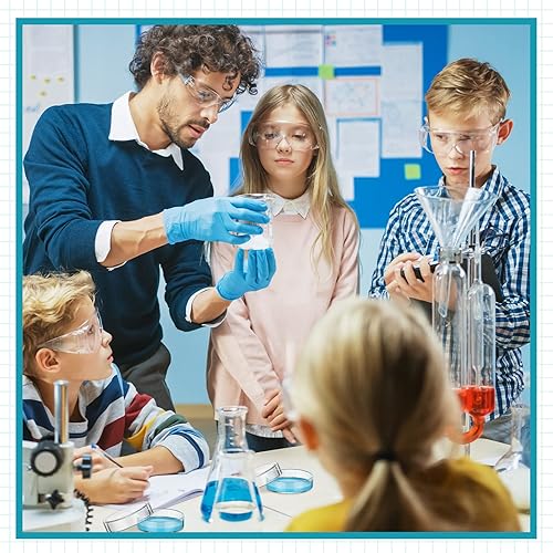 Miniatura 5 de Hoteam 20 platos Petri de vidrio con tapas a granel, autoclavables y reutilizables para placa de cultivo, proyecto de ciencia (3.937 in)