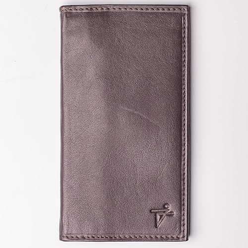 Miniatura 6 de Juzar Tapal Collection Funda de cuero RFID para chequera para él y su billetera plegable alta J213LCB titular del organizador de tarjetas