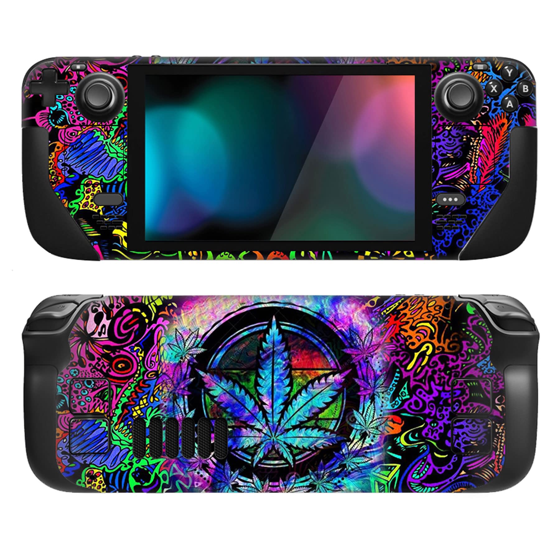 PlayVital Kit de Calcomanía Completa Protectora para Steam Deck LCD - Vinilos Skin Sticker Adhesivo, Pegatinas Personalizadas de Protección para Steam Deck OLED (Amanecer) — view 42