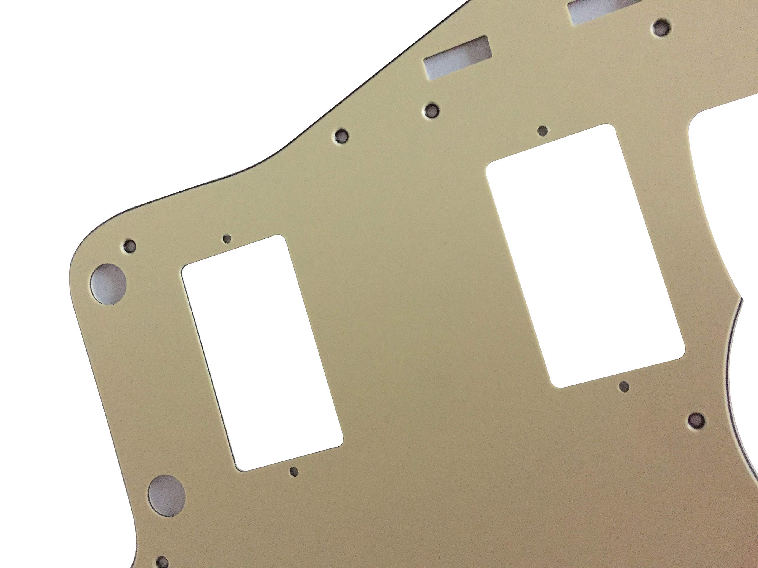 Custom Guitar Pickguard For Japan Jazzmaster PAF Style (3 Ply Vintage Yellow)