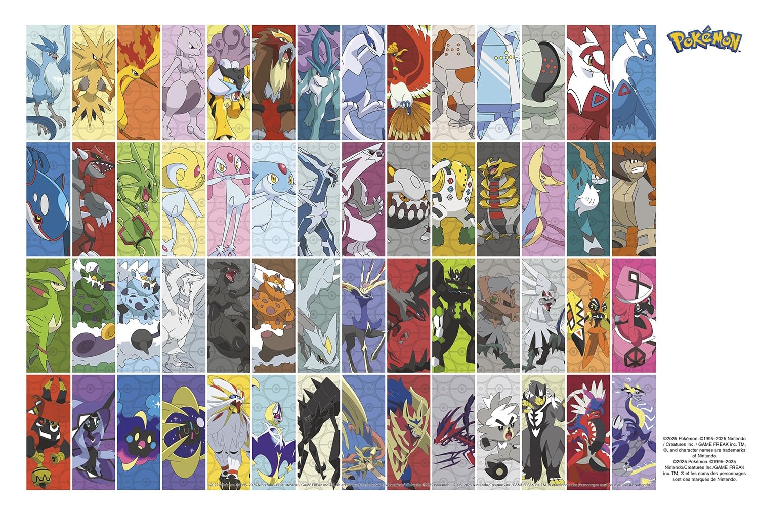 Buffalo Games - Puzzle légendaire Pokémon Silver Select de 1000 pièces - Puzzle Stimulant et coloré pour Adultes - Pièces découpées avec précision, Belles œuvres d'art et des Heures de Plaisir