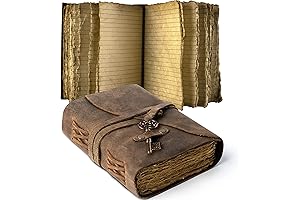 Vintage Gravity Falls Journal Lined Pages with Key