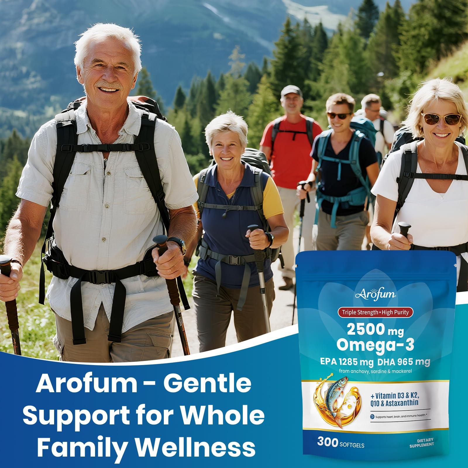 Omega-3 Fish Oil Supplement with Vitamin D3 K2, 300 Softgels, Lemon Flavor — Amazon image 9