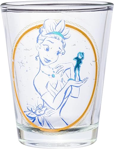 Miniatura 4 de Silver Buffalo Disney Princess Frames - Juego de 4 mini vidrios, 1.5 onzas