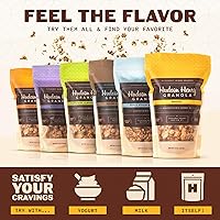 Vista 6 de Granola Hudson Henry, paquete variado (nueces, anacardos, granolas de pistacho) – Paquete de 12 onzas, paquete de 3 Proyecto verificado sin OMG
