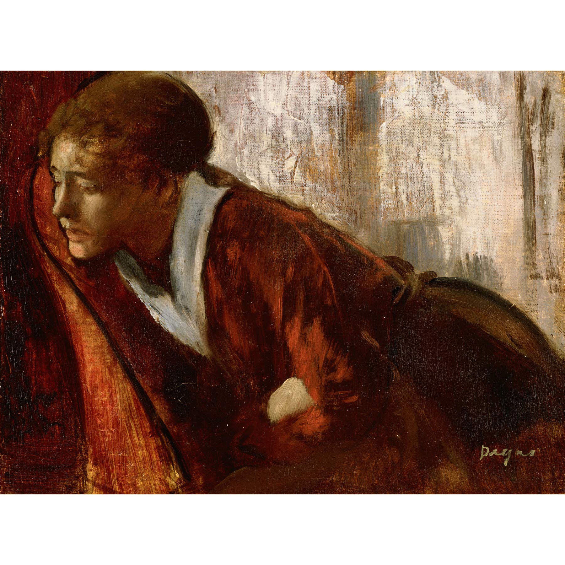 Edgar Degas Melancholy Large Art Print Poster Wall Decor Premium Mural