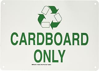 Brady 129349 Recycle and Environment Sign, Legend