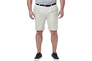 Men's Cool 18 Pro Straight Fit Pleated Golf Shorts
