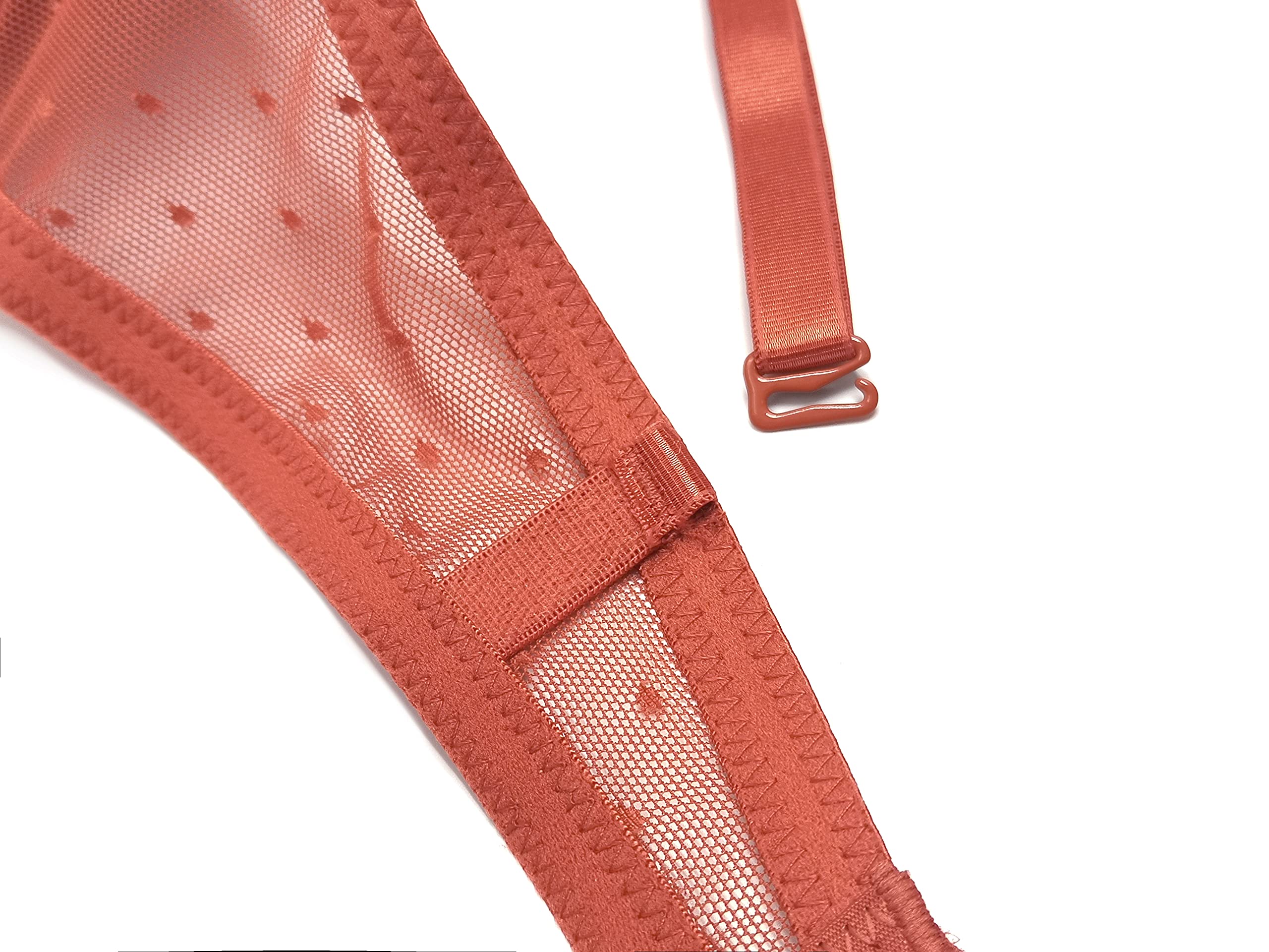 SHEKINI Sujetador Básico de 2 Piezas para Mujer Ropa Interior de Encaje con Anillo de Acero Sujetador sin Relleno Bralette Hebilla Trasera Correa de Hombro Ajustable Bra