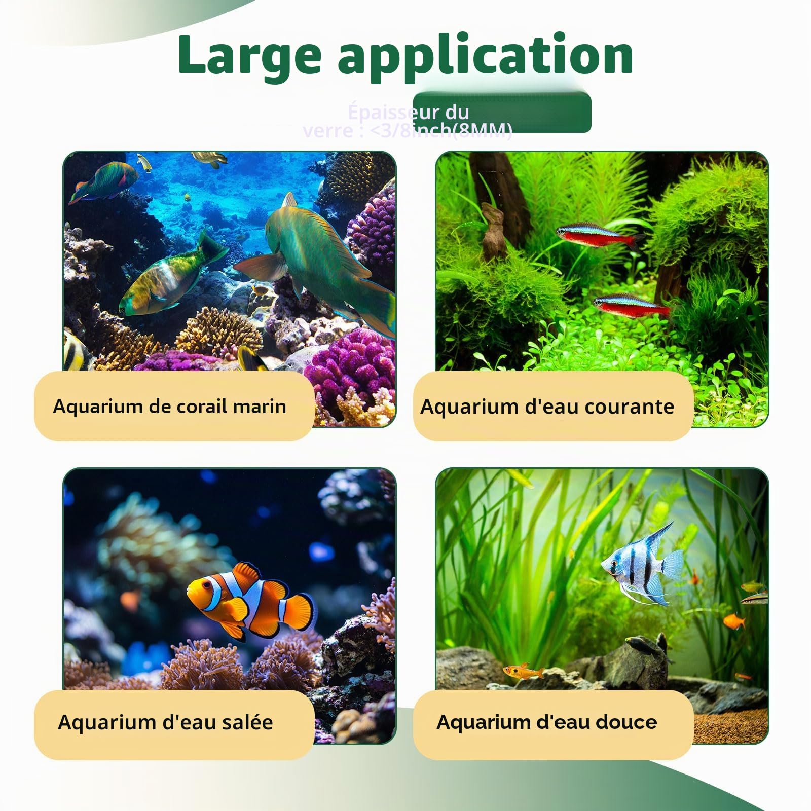 hygger Aquarium Wave Maker 9W 12W Fish Tank Wave-Maker Mini, 3 modes, 6 Wavemaker à taux réglable magnétique pour aquarium 18-75L, pompe à circulation d'eau avec contrôleur & Base magnétique (9W)