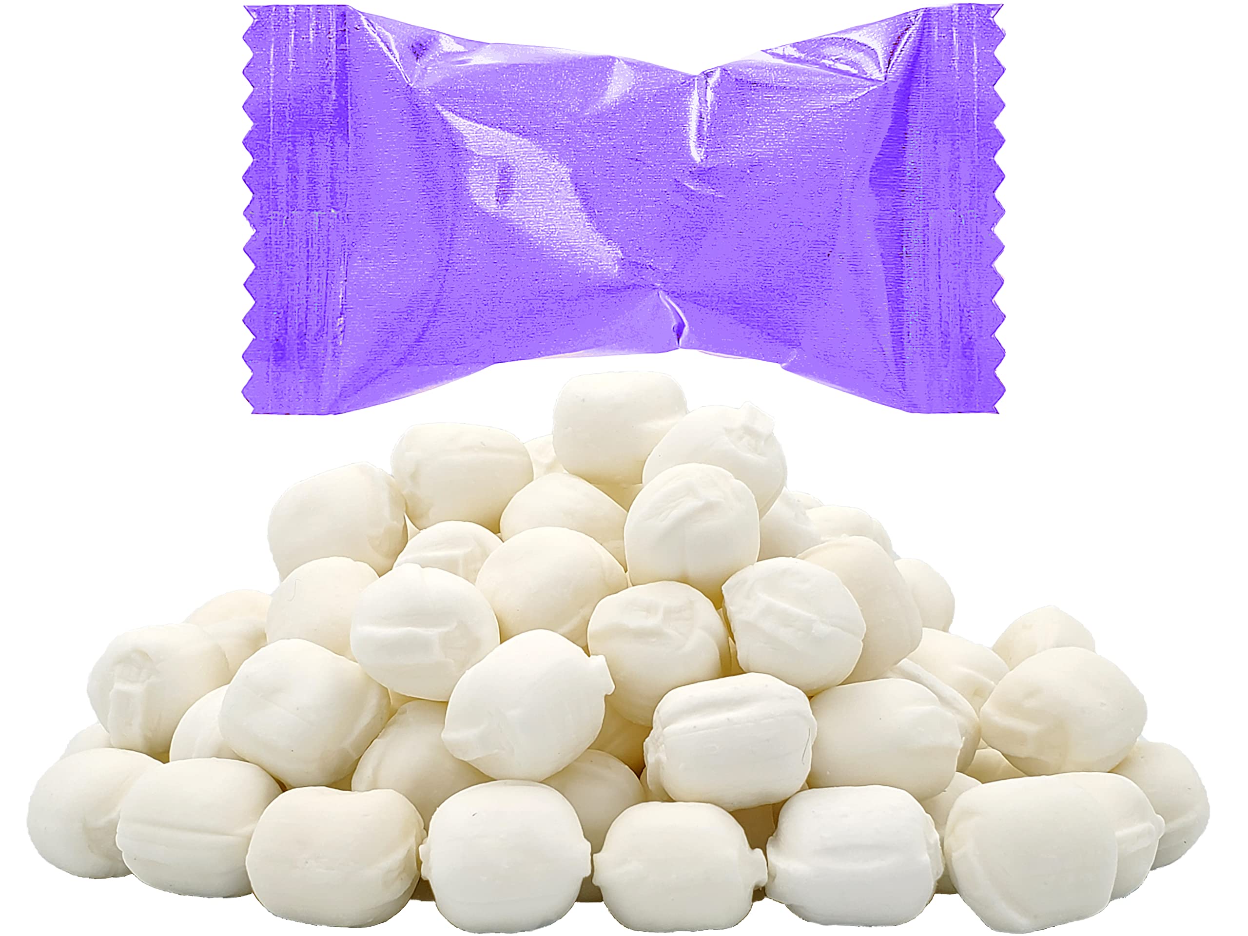 The Dreidel Company Purple Buttermints, Mint Candies, After Dinner Mints, Butter Mint Candy, Fat-Free, Individually Wrapped (275 Pieces)