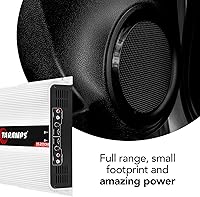 Vista 8 de Taramp's DS 2000x4 2 ohmios 2000 vatios RMS 4 canales 500x4 vatios RMS, rango completo clase D, crossover paso alto/bajo amplificador de audio