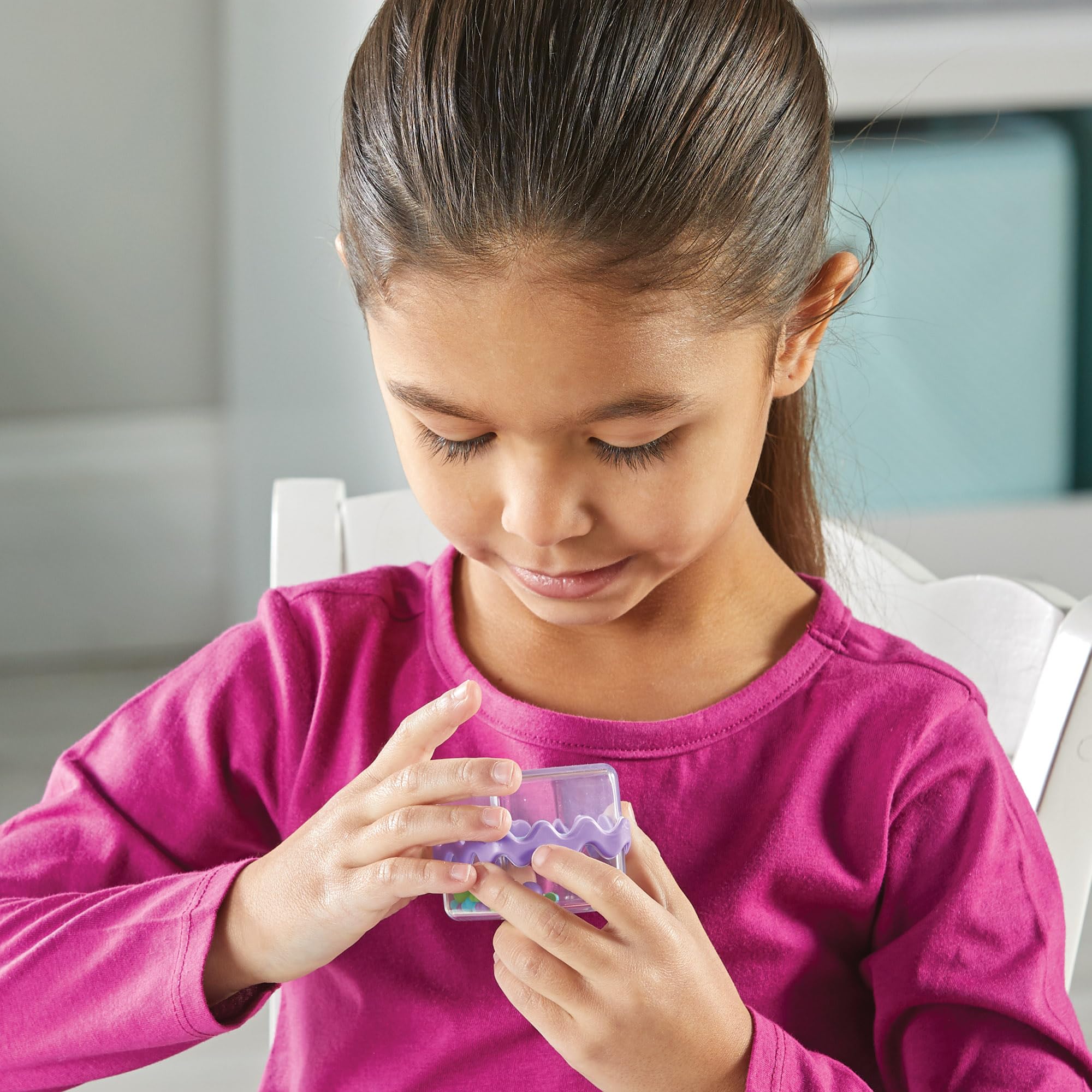 Learning Resources Cubi Set di 4, età 3 sensoriali per Bambini, Antistress per aule, 4 Modi per Rilassarsi, Giochi per l'angolo della Calma, Giocattoli ASE, LER5582