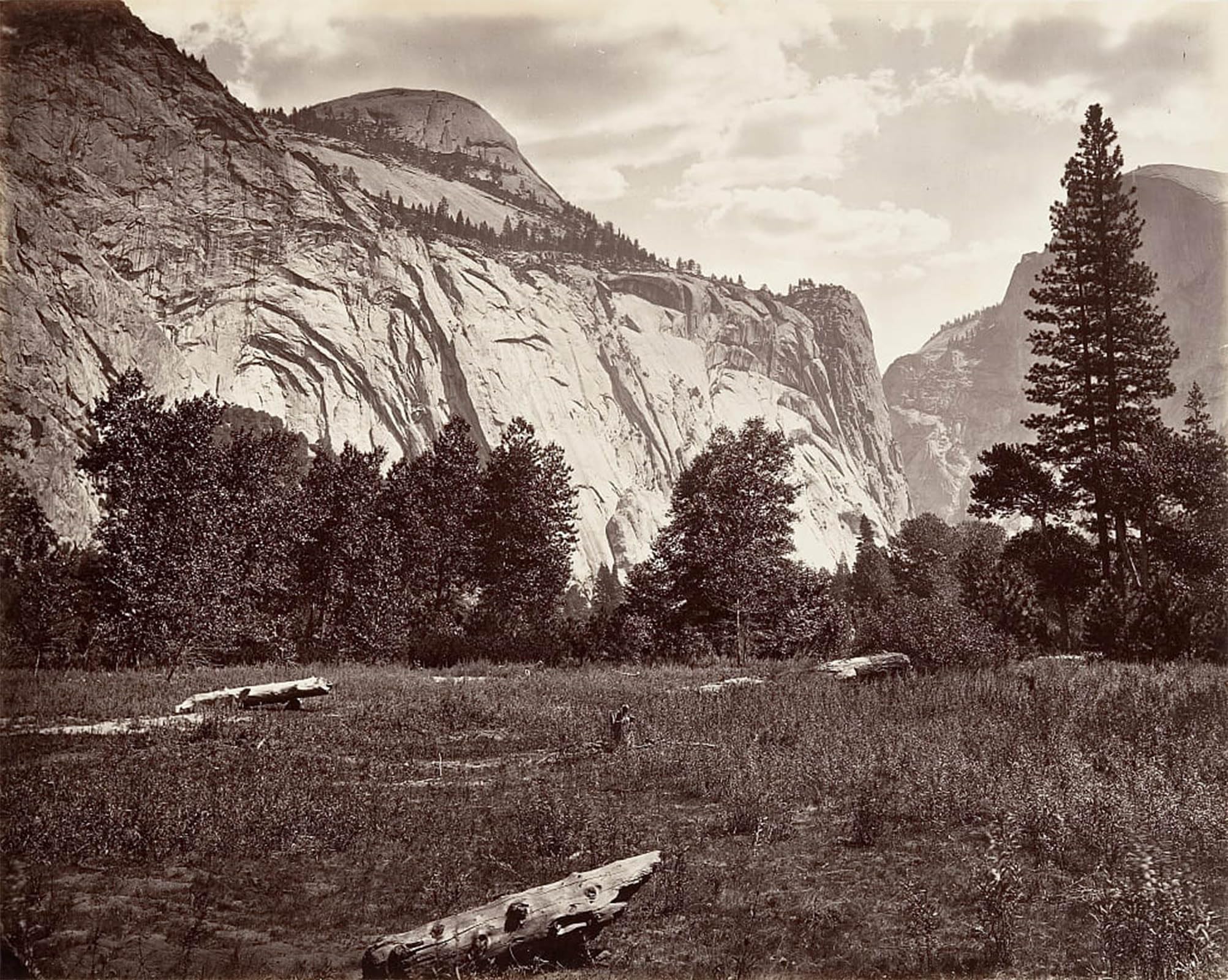 HRJUBWREE Vintage Poster Photo Wall Print Mural Artwork North Dome by Carleton E. Watkins. Art Prints Painting for Office Decor 60x90cm