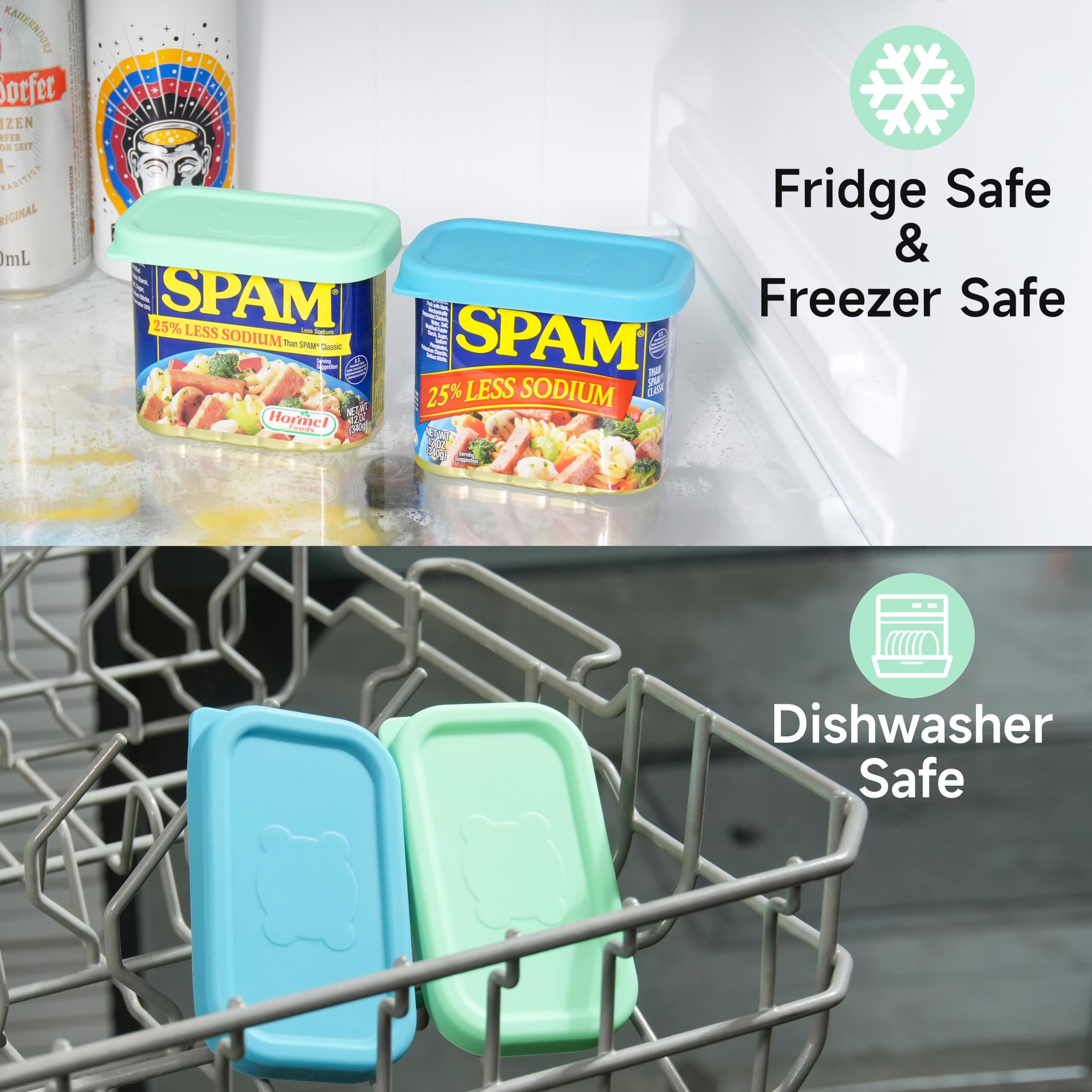 Amazon.co.jp: Hormel スパム缶用シリコン缶蓋 2個 | Hormel スパム缶