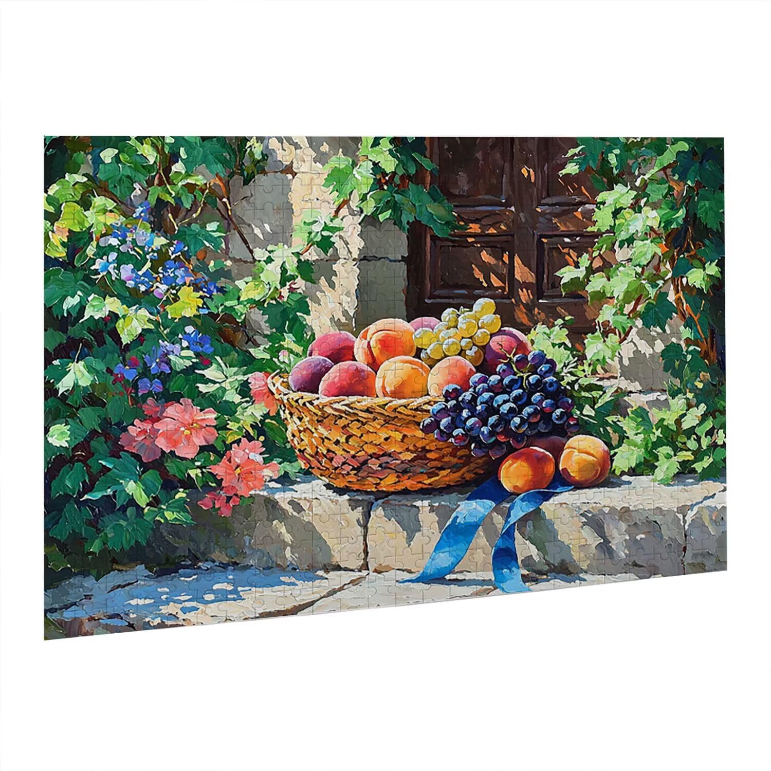 Jigsaw Puzzle, 1000 Pezzi Puzzle Classici, Cesto Di Frutta Puzzle Rilassamento Intelligence, Mpossibile Difficile Puzzle Impegnativo per Adulti Puzzle Gioco Familiare, Regalo per Amore Amico fr0-1023