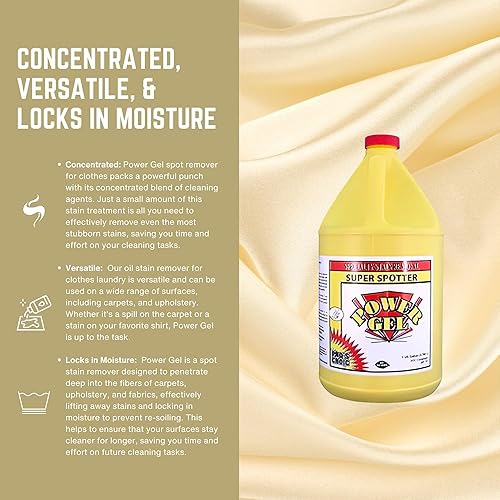 Miniatura 3 de Pro's Choice Clothing - Quitamanchas de gel potente Super Spotter - Quitamanchas de tela para ropa, lavandería y removedor de manchas, eliminación