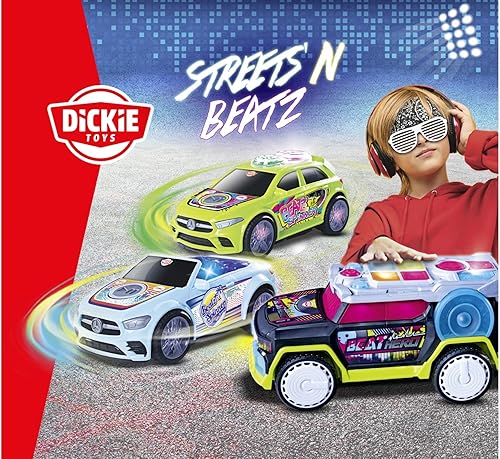 Miniatura 6 de Dickie Toys - Beat Hero 203767001 +3 Years Car with Music Console, 22 Sounds, LED Lights, 3 Game Modes, Streat n Beatz