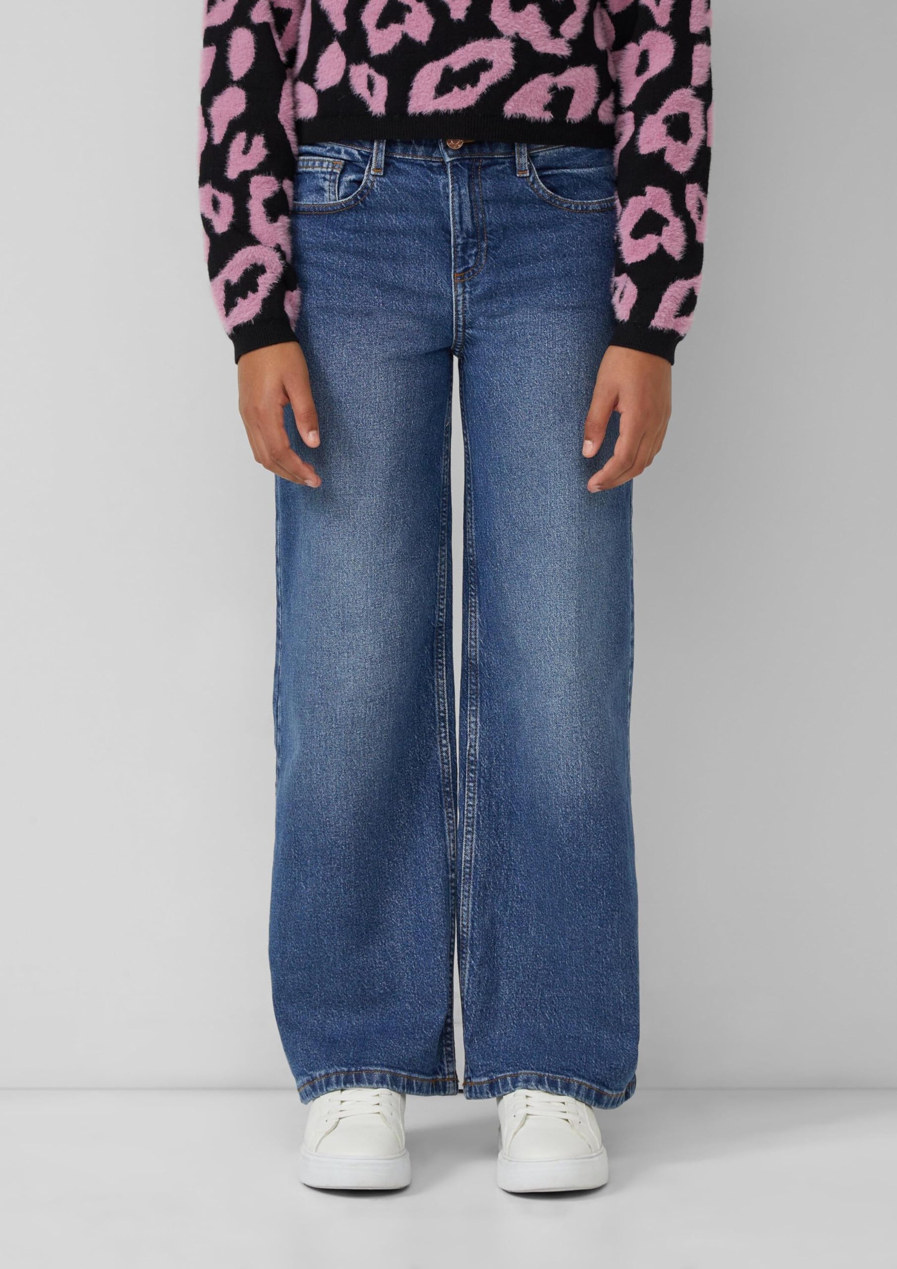 s.Oliver Junior Jungen Jeans – Regular Fit, Wide Leg, Denim