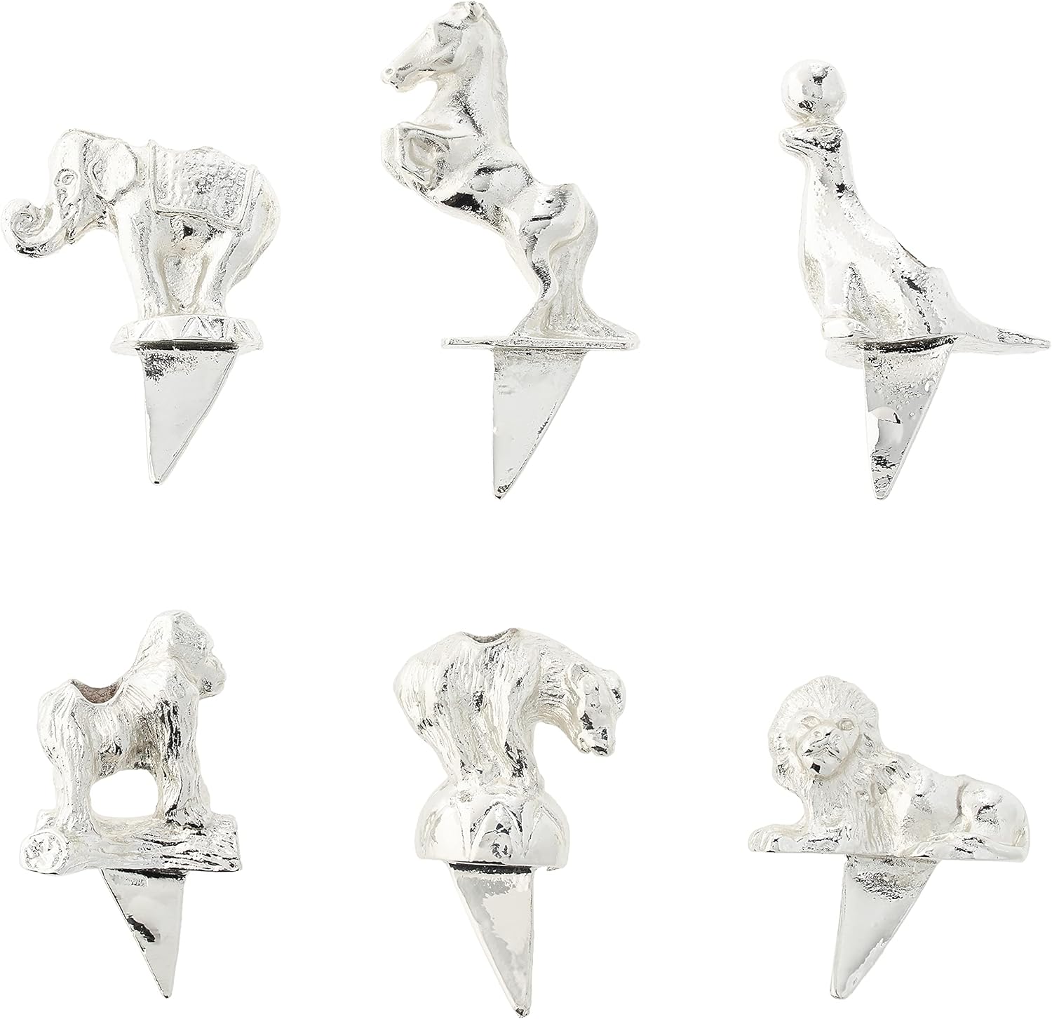 Reed and Barton 910 Let's Celebrate 6Pc Circus Animals Candles