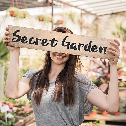 Miniatura 5 de BAMIDELE Plantillas y números de letras de 1.5 pulgadas, 66 piezas de símbolos de alfabeto de plástico reutilizables entrelazados, kit de plantillas