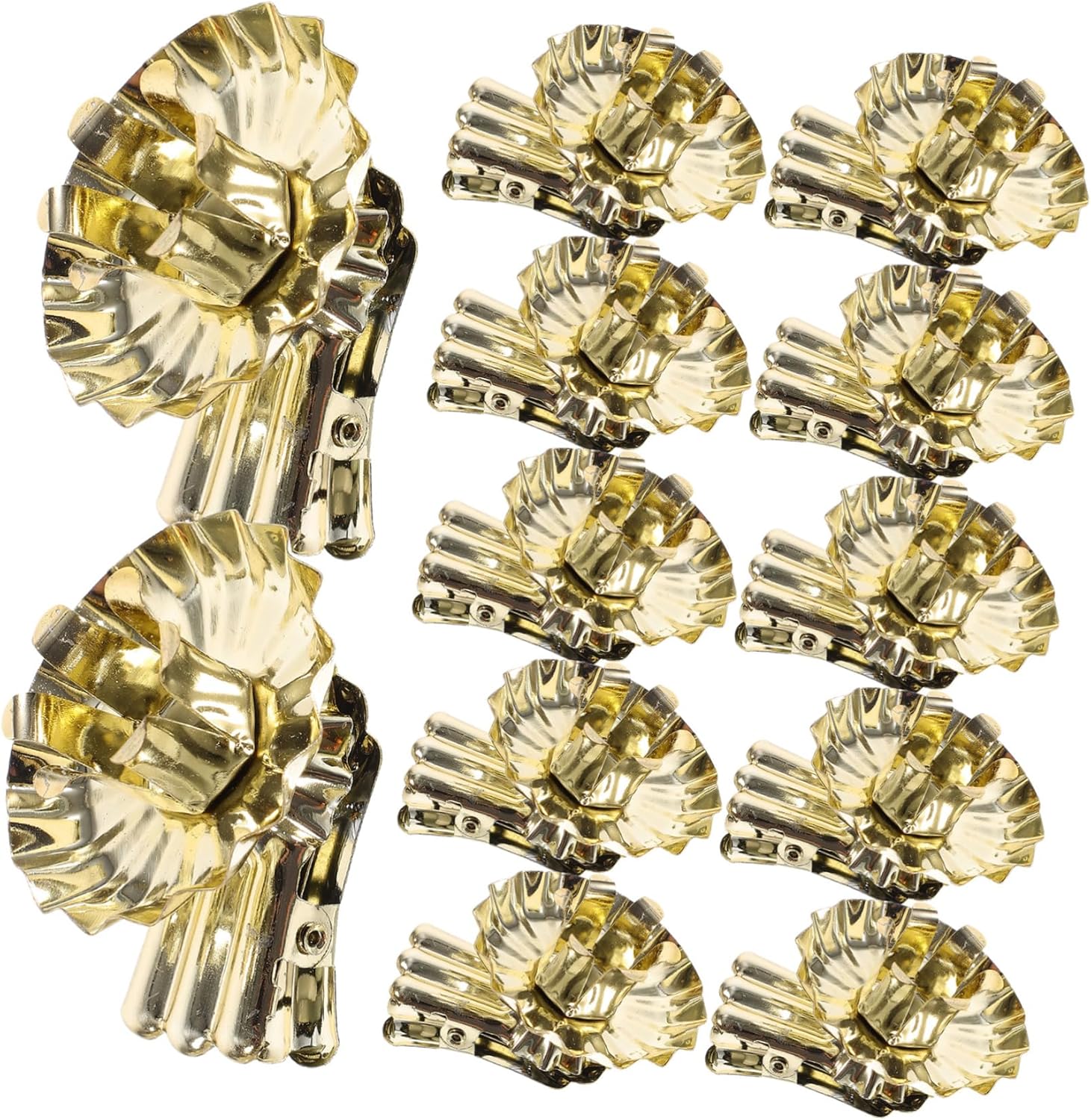 FUTUREORYY Vintage Kerzenhalter Set 20-tlg. - C-förmige Metall Clips Für Weihnachtsbaum & Tischdeko