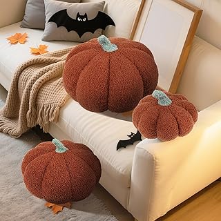 RoseCraft Pumpkin Pillows, 3Pcs Throw Pillows Cushion Fall Thanksgiving ...