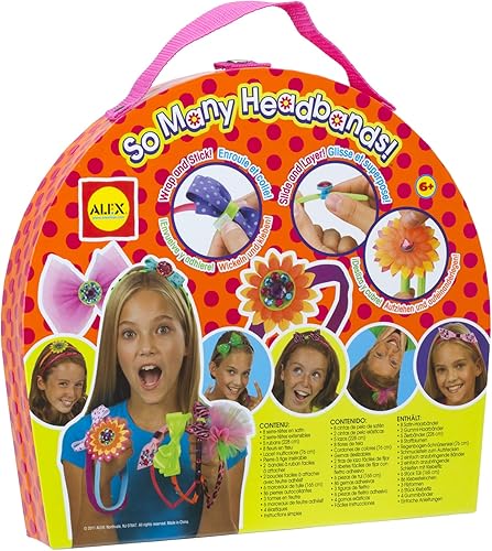 Miniatura 2 de ALEX, So Many Headbands!, Juguetes de bricolage para usar, 10 diademas