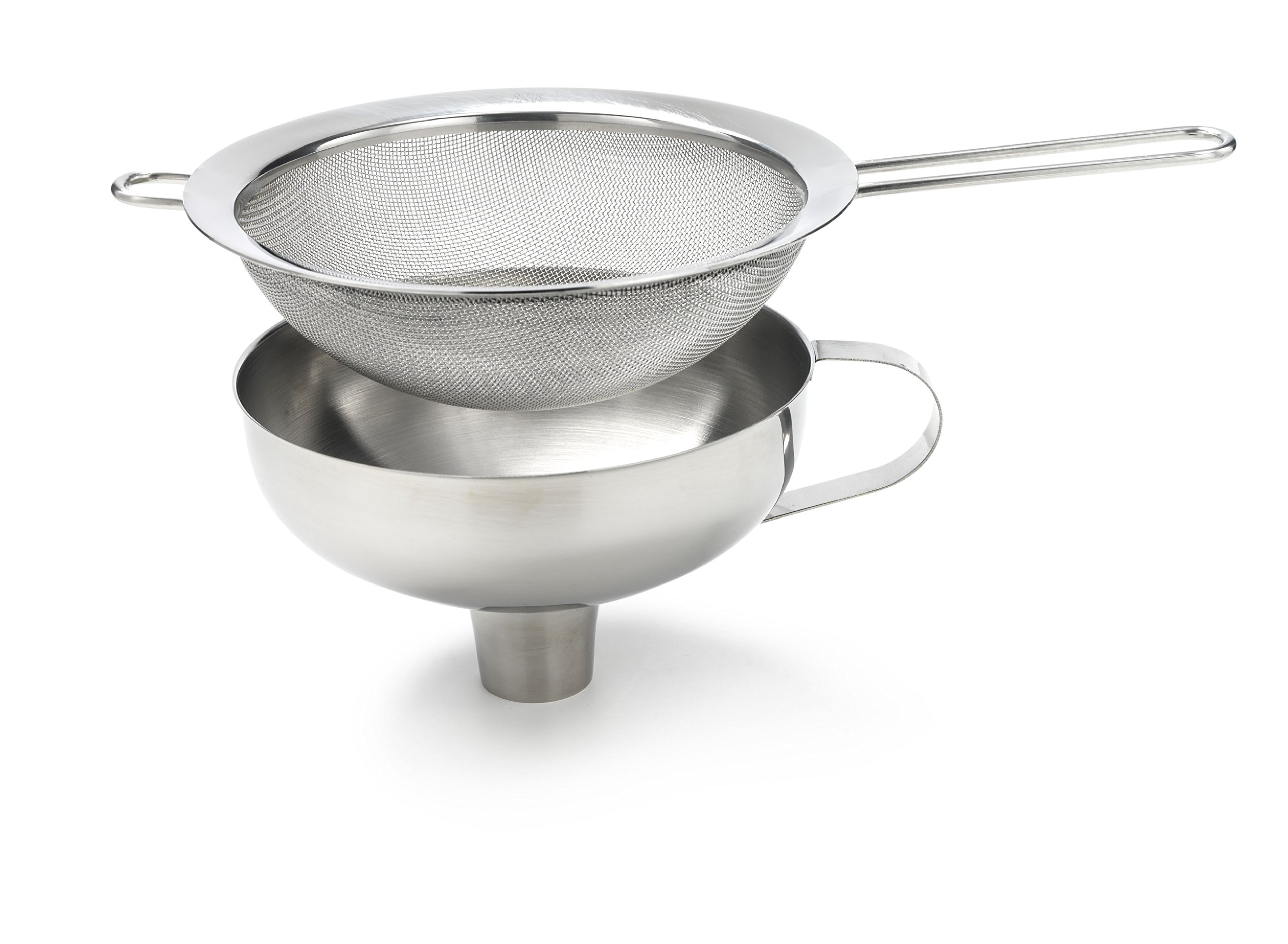 Amazon.com: iSi Funnel & Sieve - Stainless Steel Combination Set